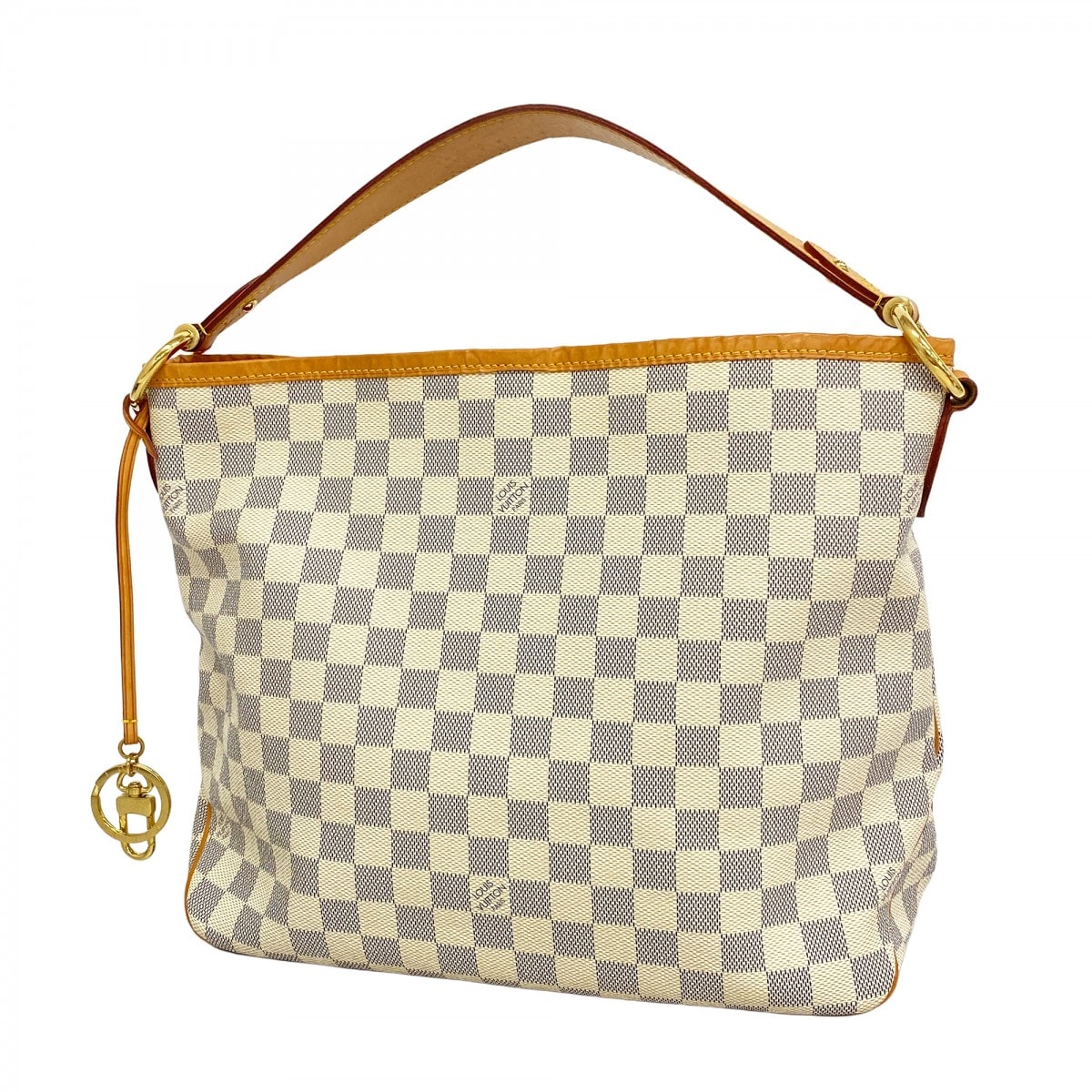 【6dc2621】ルイヴィトン ショルダーバッグ ダミエ・アズール ディライトフルPM N41447 ホワイト【中古】レディース