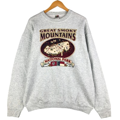 古着 00年代 フルーツオブザルーム FRUIT OF THE LOOM プリントスウェットシャツ トレーナー メンズXL相当/eaa482393