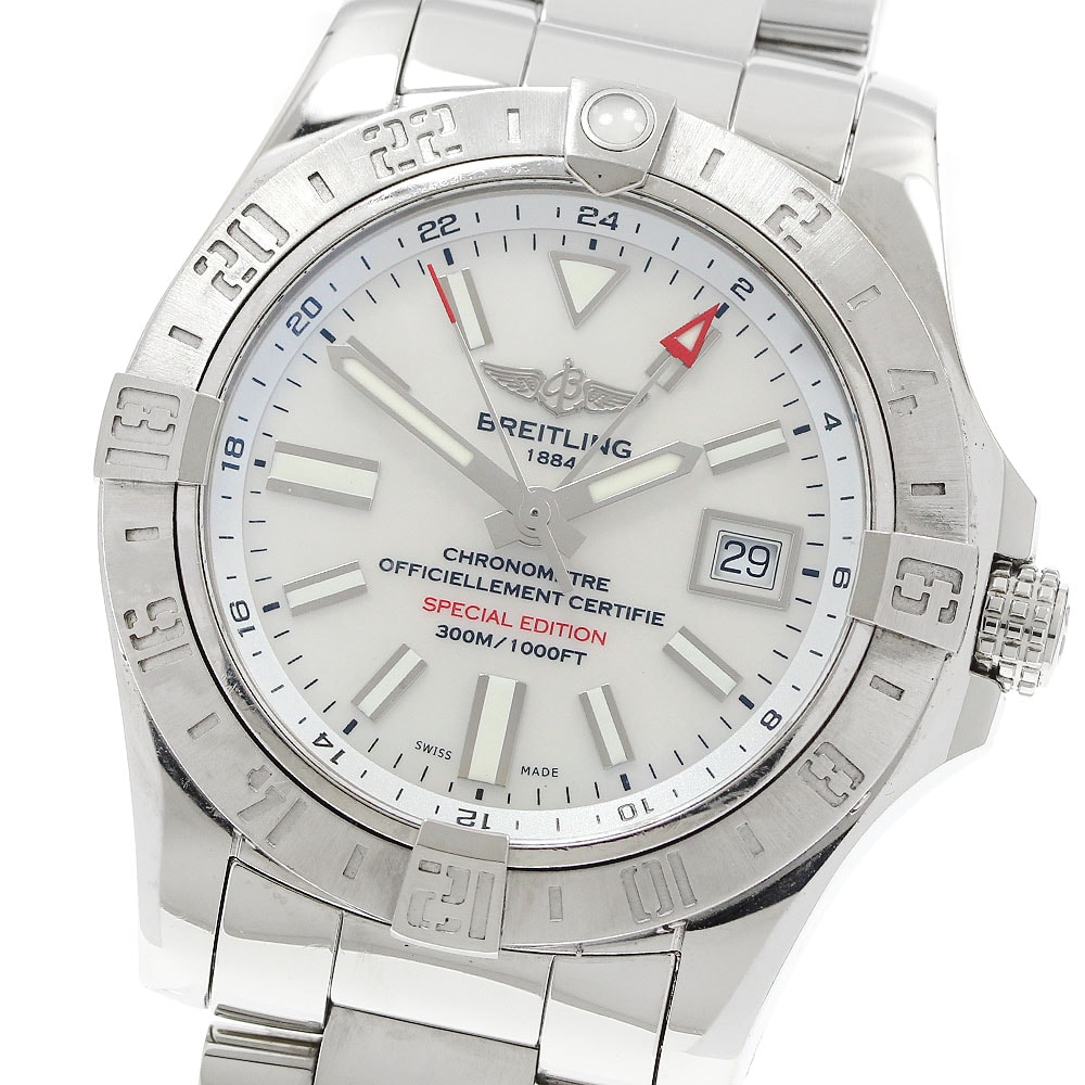 ブライトリング アベンジャーII GMT A32390 メンズ 【中古】