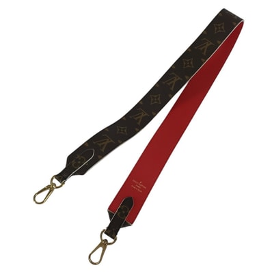 ルイヴィトン LOUIS VUITTON ショルダーストラップ 調整不可 J02287 モノグラム バッグアクセサリー ショルダーストラップ モノグラムキャンバス ブラウン