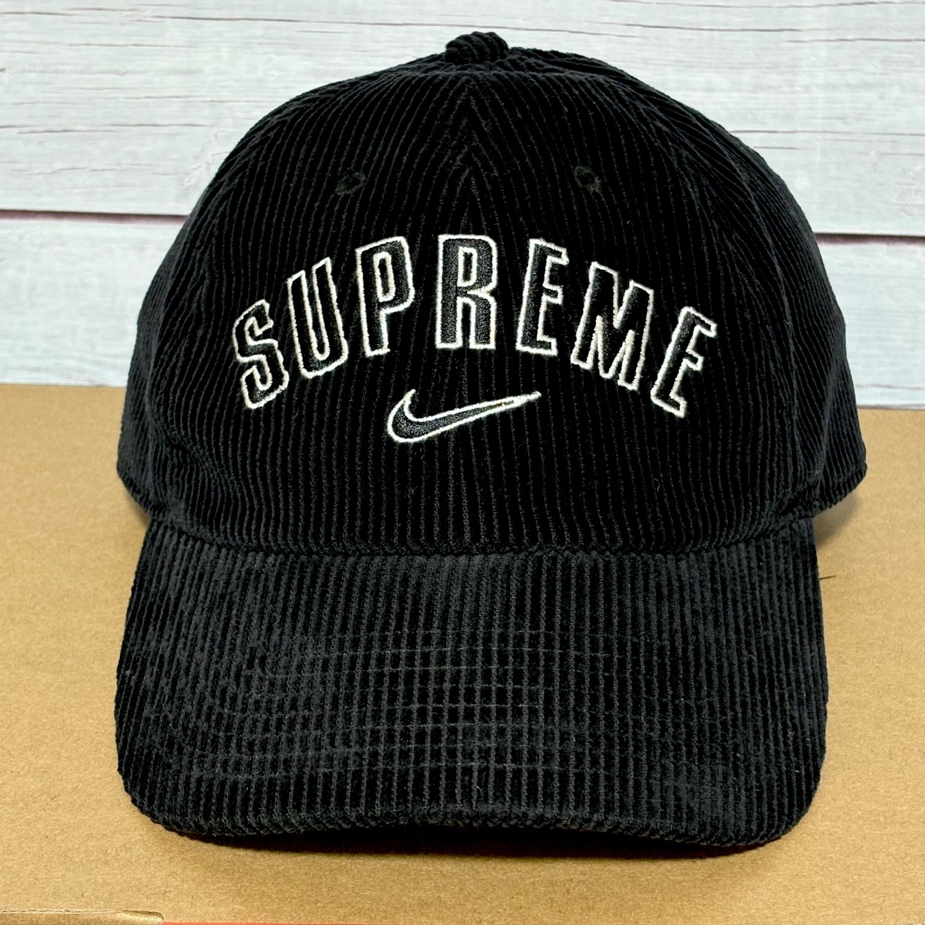 Supreme Splatter 6-Panel キャップ ブラック Supreme Splatter 6-Panel 