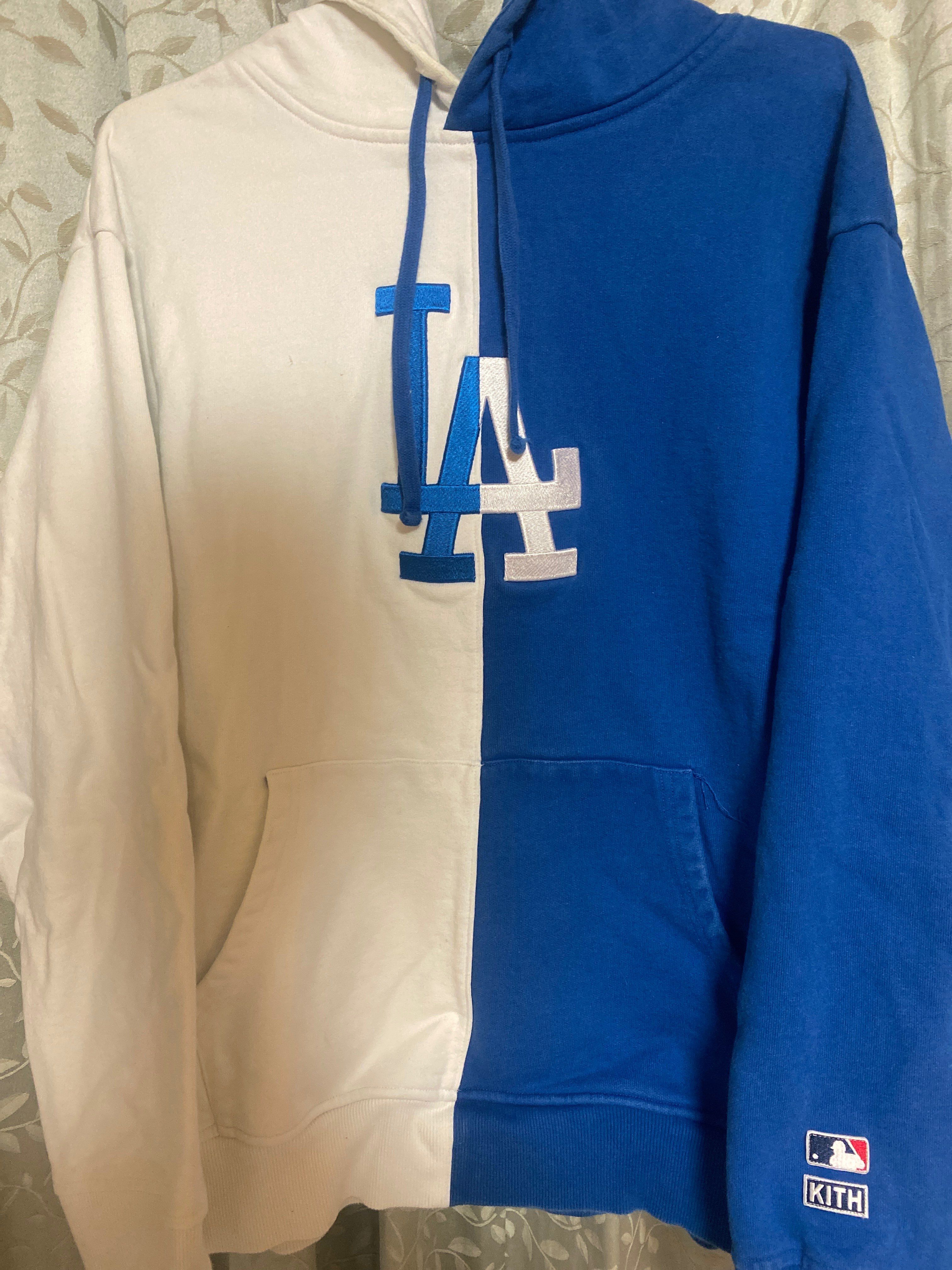 Kith x Major League Baseball New York Yankees Split Hoodie "Blue"