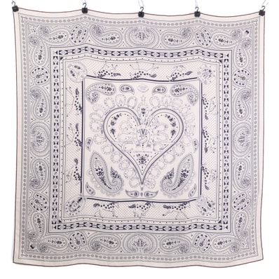 エルメス 【美品】シュヴァル・ドゥ・クール・バンダナ カレジェアン