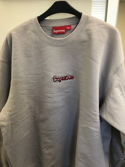 Supreme Gonz Logo Crewneck "Grey"