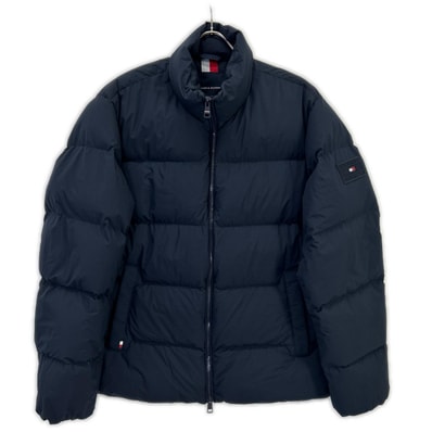 トミーヒルフィガー MW40615 25年 ネイビー ダウンスタンドパッファジャケット M