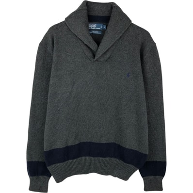 古着 ラルフローレン Ralph Lauren POLO by Ralph Lauren コットンニットセーター メンズL相当/eaa654415
