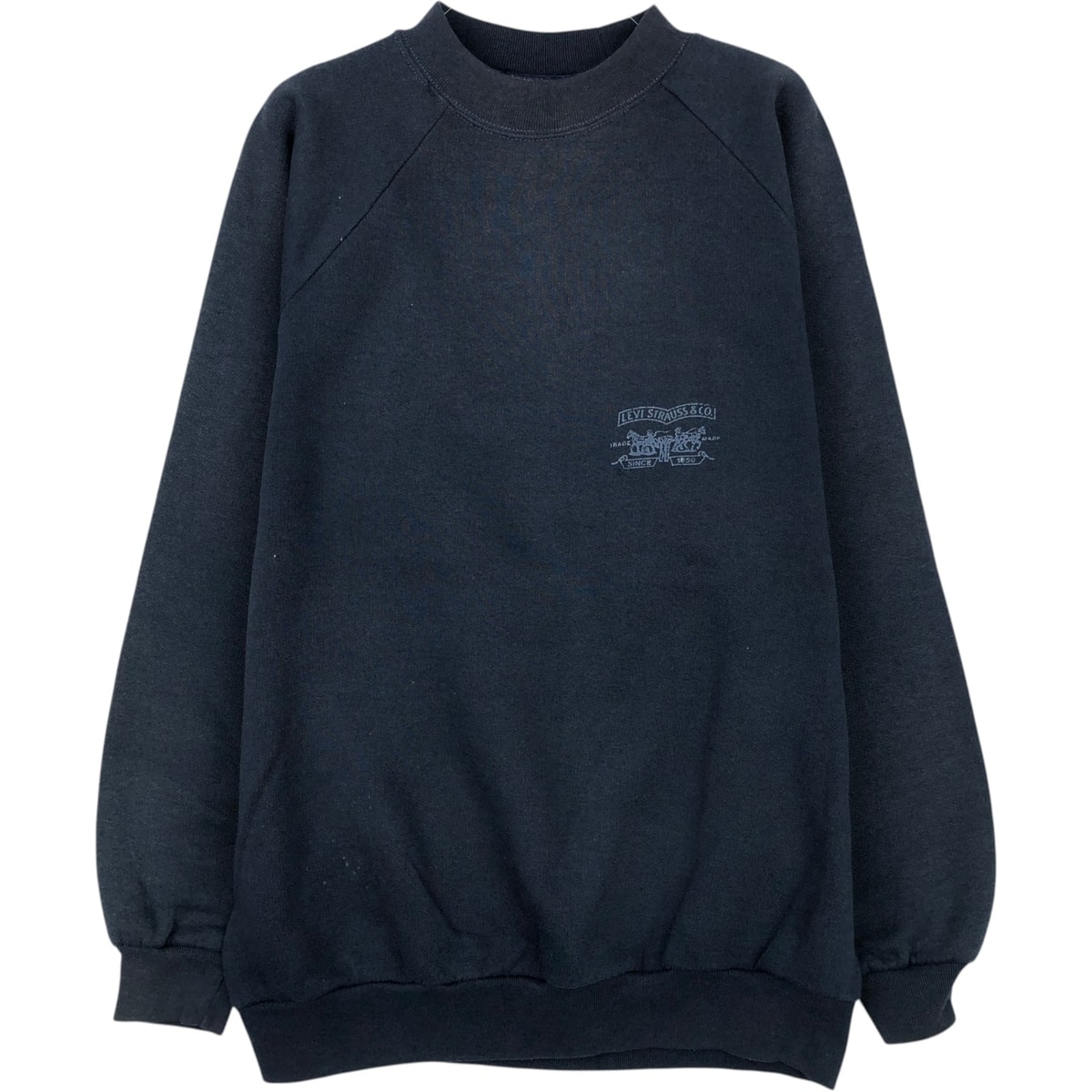 古着 リーバイス Levi's ワンポイントロゴスウェットシャツ トレーナー イタリア製 メンズS相当/eaa630056