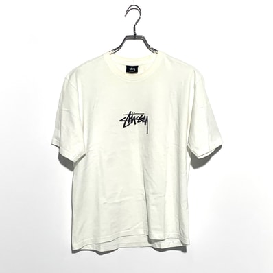 STUSSY front logo Tee White