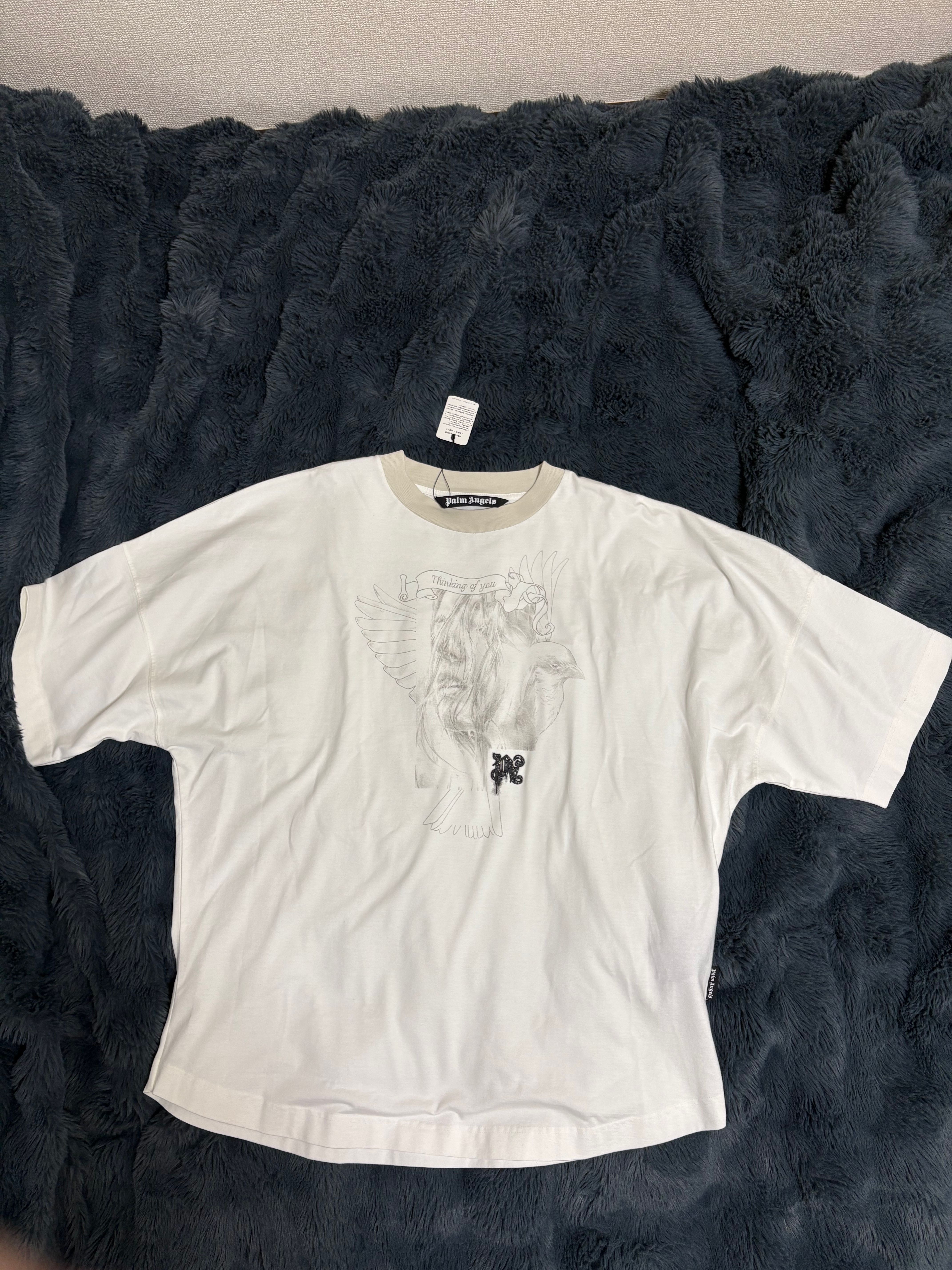 新品 Palm Angels グラフィックTシャツ ホワイト XL