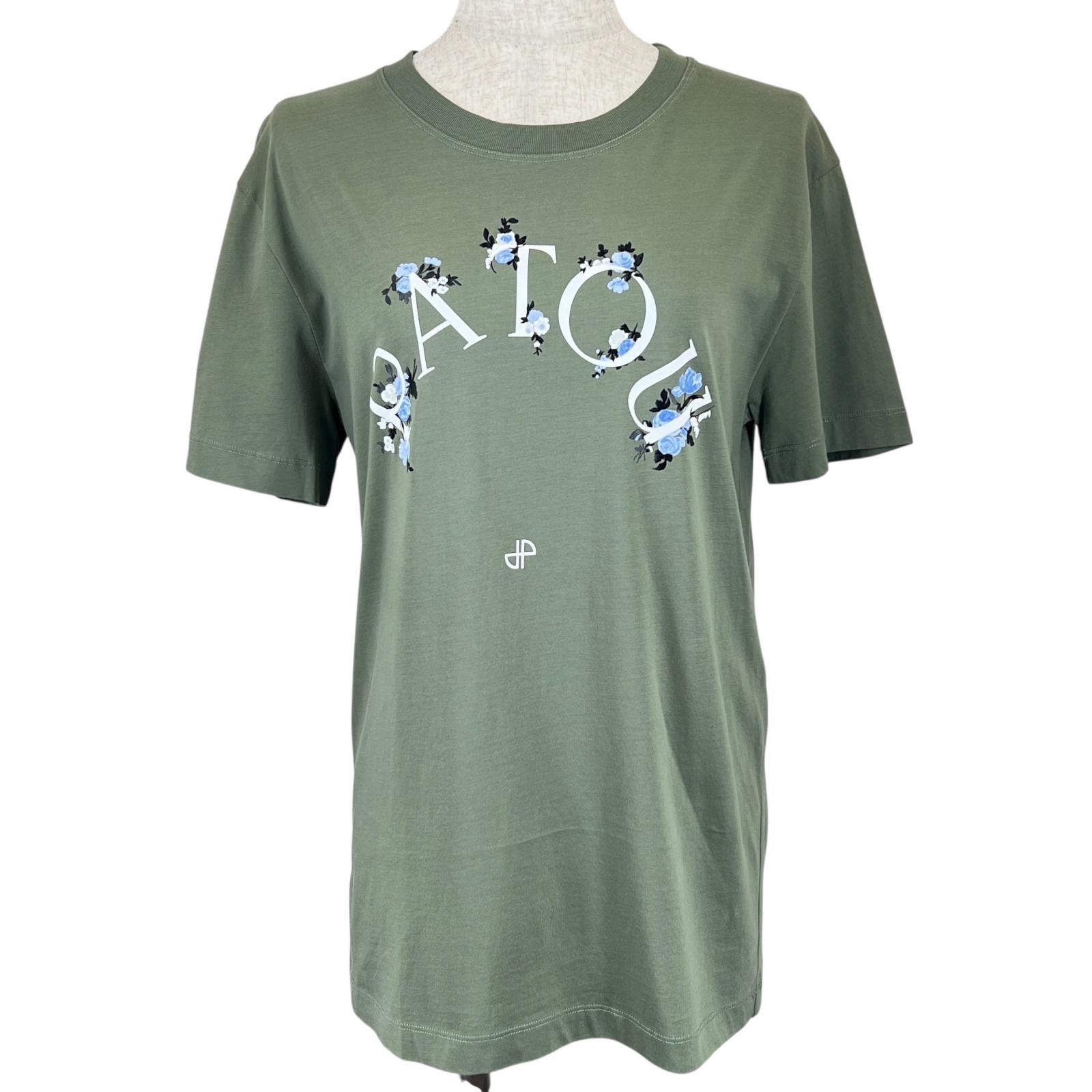 パトゥ 半袖Tシャツ グリーン レディース XS