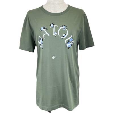 パトゥ 半袖Tシャツ グリーン レディース XS