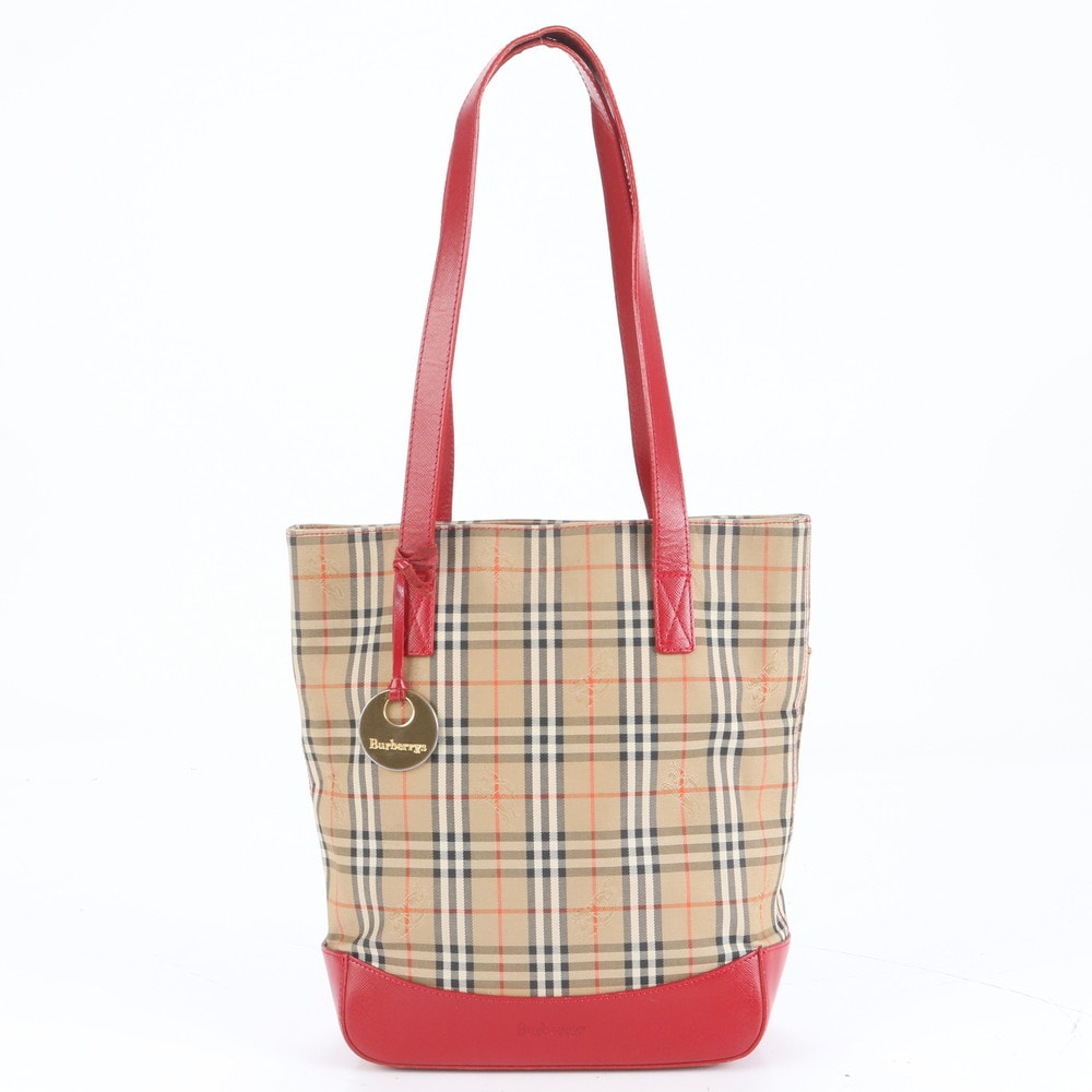■極美品 バーバリー ノバ チェックシャドーホーストート バッグ