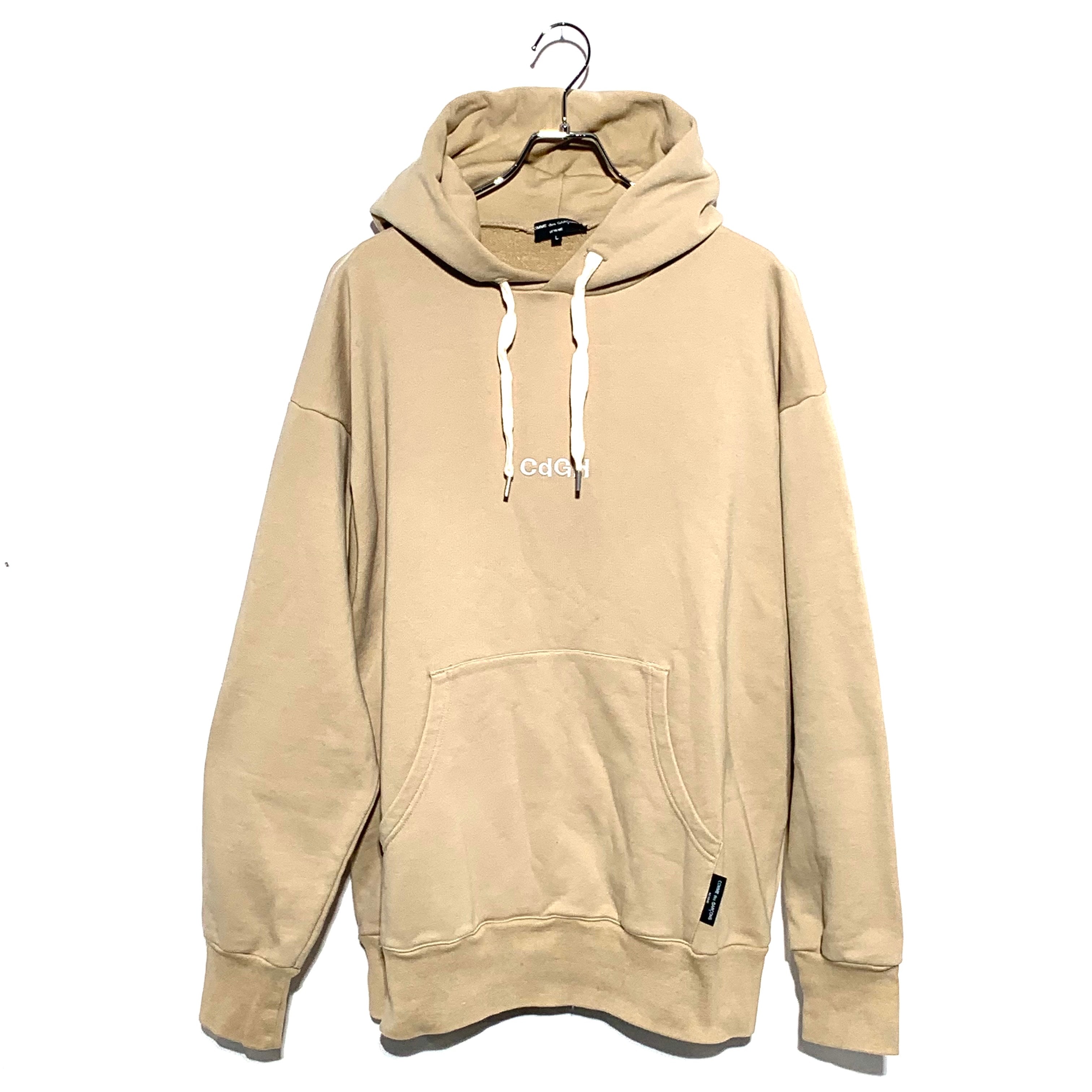 COMME des GARÇONS HOMMECdGH Embroidered Hoodie Beige