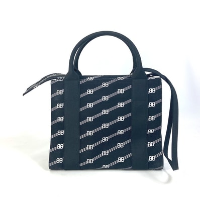 バレンシアガ BALENCIAGA トレード S 620884 BB トートバッグ カバン ハンドバッグ キャンバス ブラック