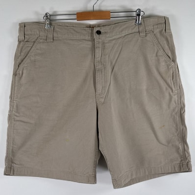 古着 カーハート Carhartt ショートパンツ ダック ハーフパンツ カーゴ ワーク 大きいサイズ w42 ベージュ メンズ