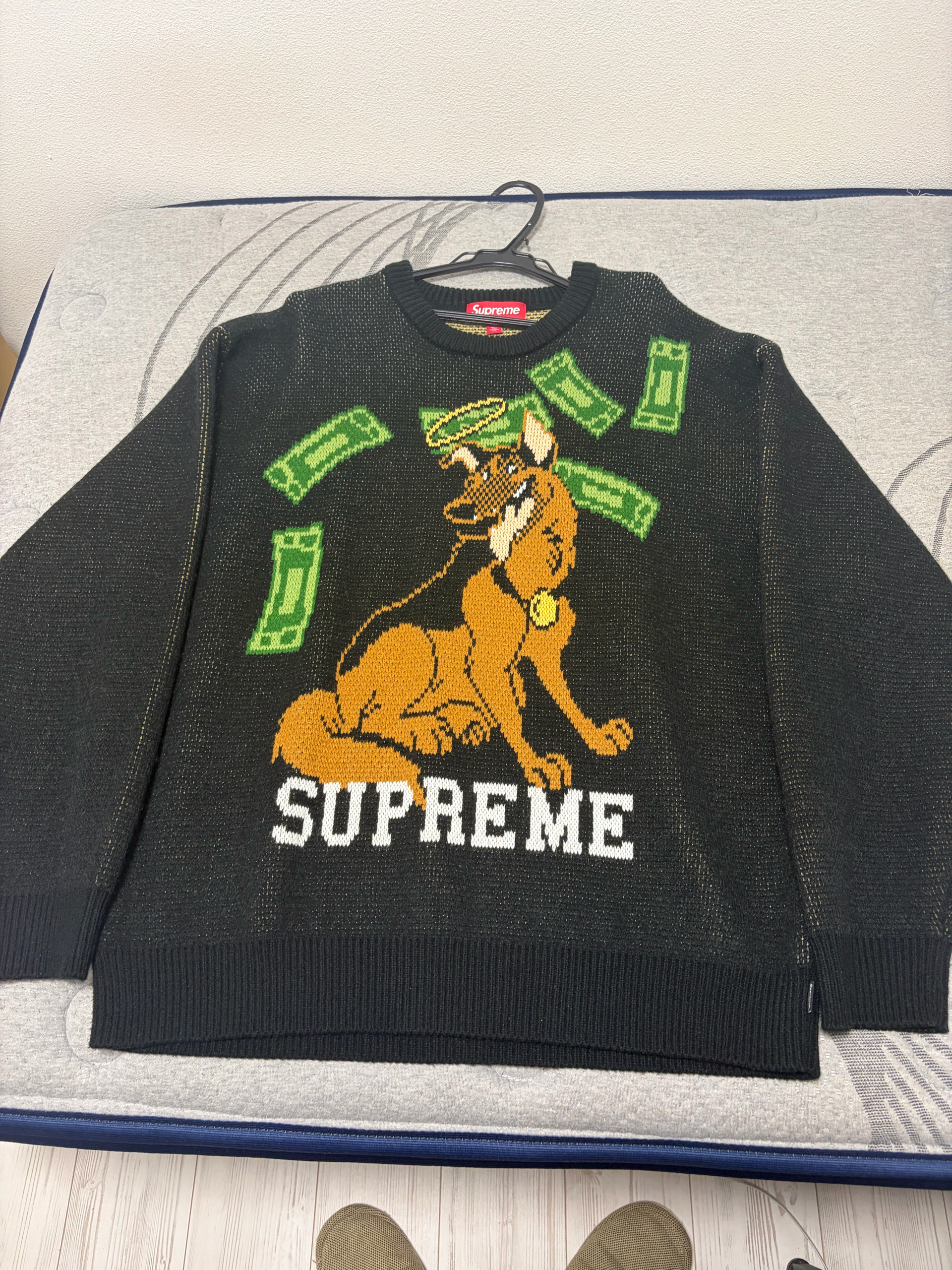 Supreme All Dogs Go To Heaven Sweater "Black"