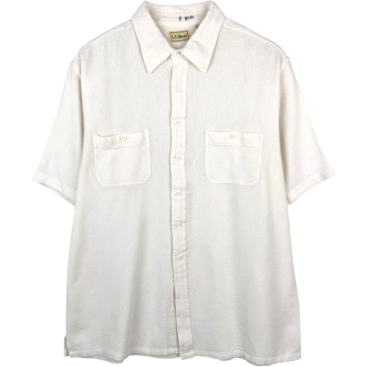 古着 ~90年代 エルエルビーン L.L.Bean 半袖 コットンシャツ ボックスシャツ メンズXL相当 ヴィンテージ/eaa670663