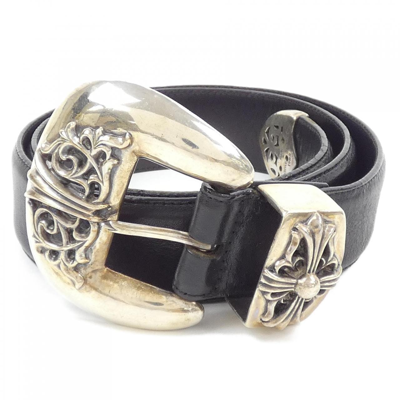 Chrome Hearts Classic 3PC Belt "Black/Silver"