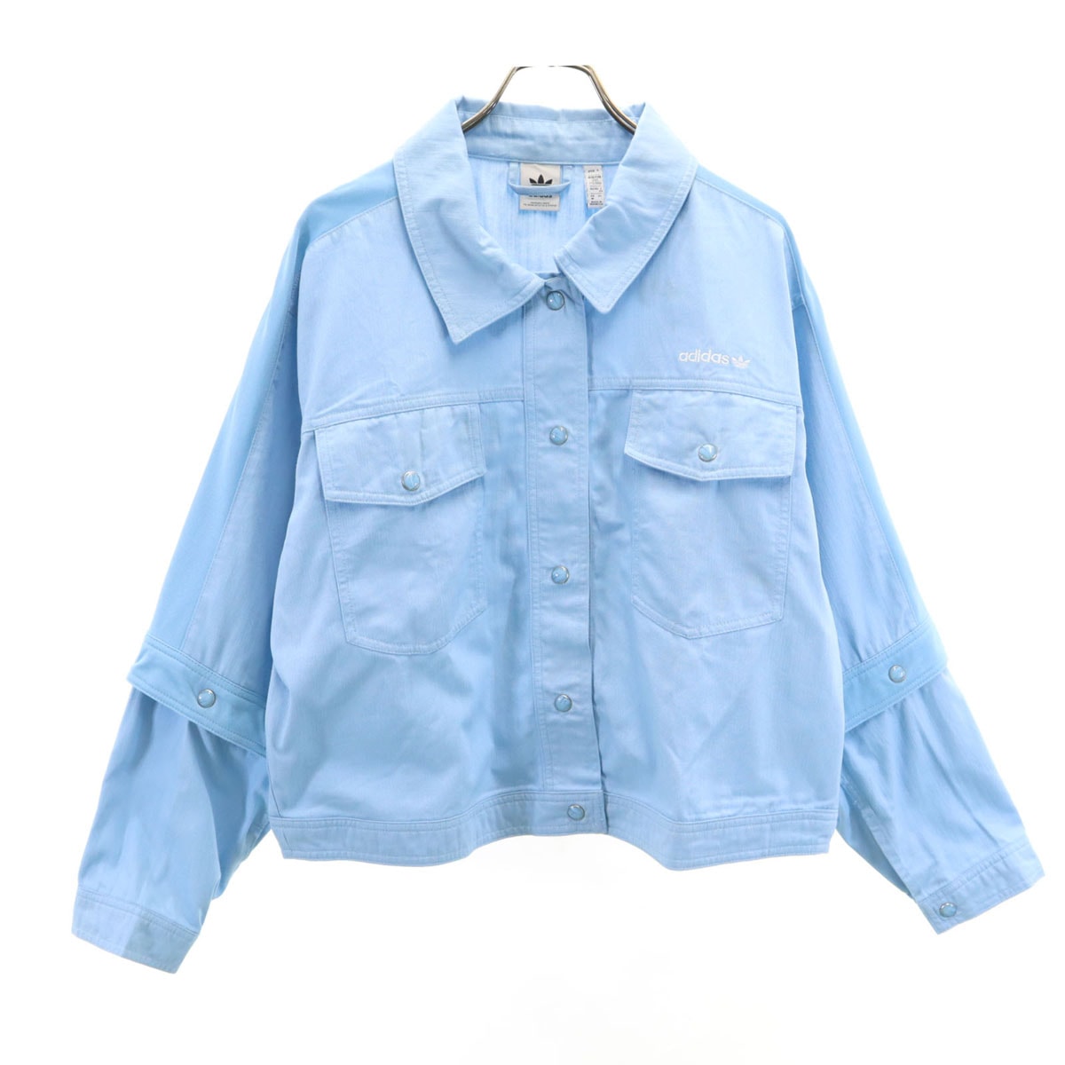 adidas Originals アディダスオリジナルス トレフォイルロゴ ツイル トラックジャケット OT 水色