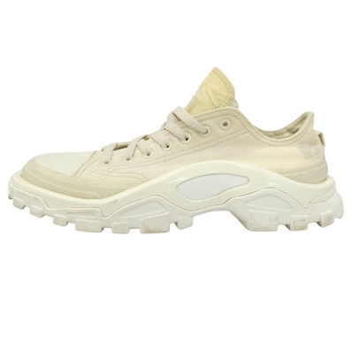 RAF SIMONS ラフシモンズ adidas アディダス B22527 × adidas アディダス RS DETROIT RUNNER デトロイトランナー ローカットスニーカー オフホワイト系 26cm【中古】