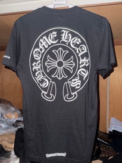 Chrome Hearts Horse Shoe Logo Pocket T-Shirt "Black"