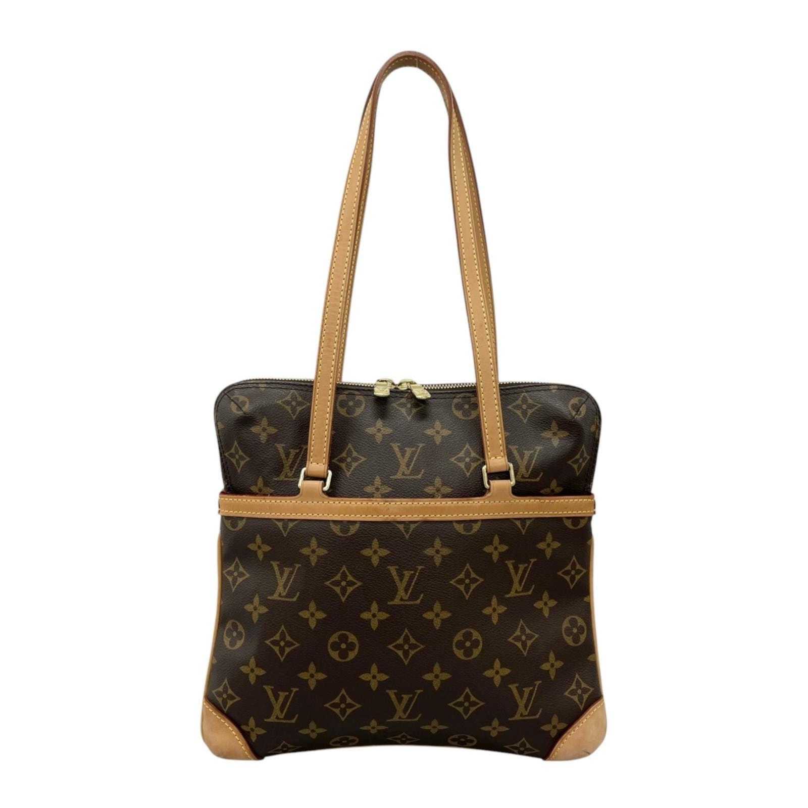 ルイヴィトン クーサンGM モノグラム ショルダーバッグ モノグラムキャンバス M51141 ブラウン レディース LOUIS VUITTON 中古