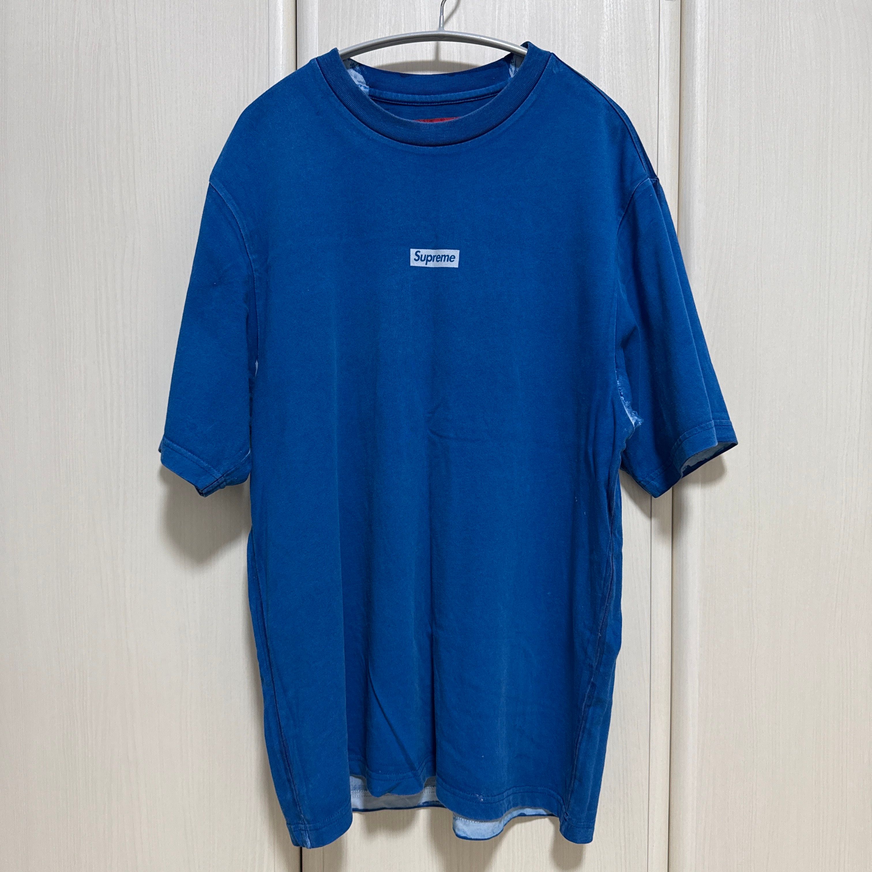 Supreme Overprint Small Box S/S Top "Blue"