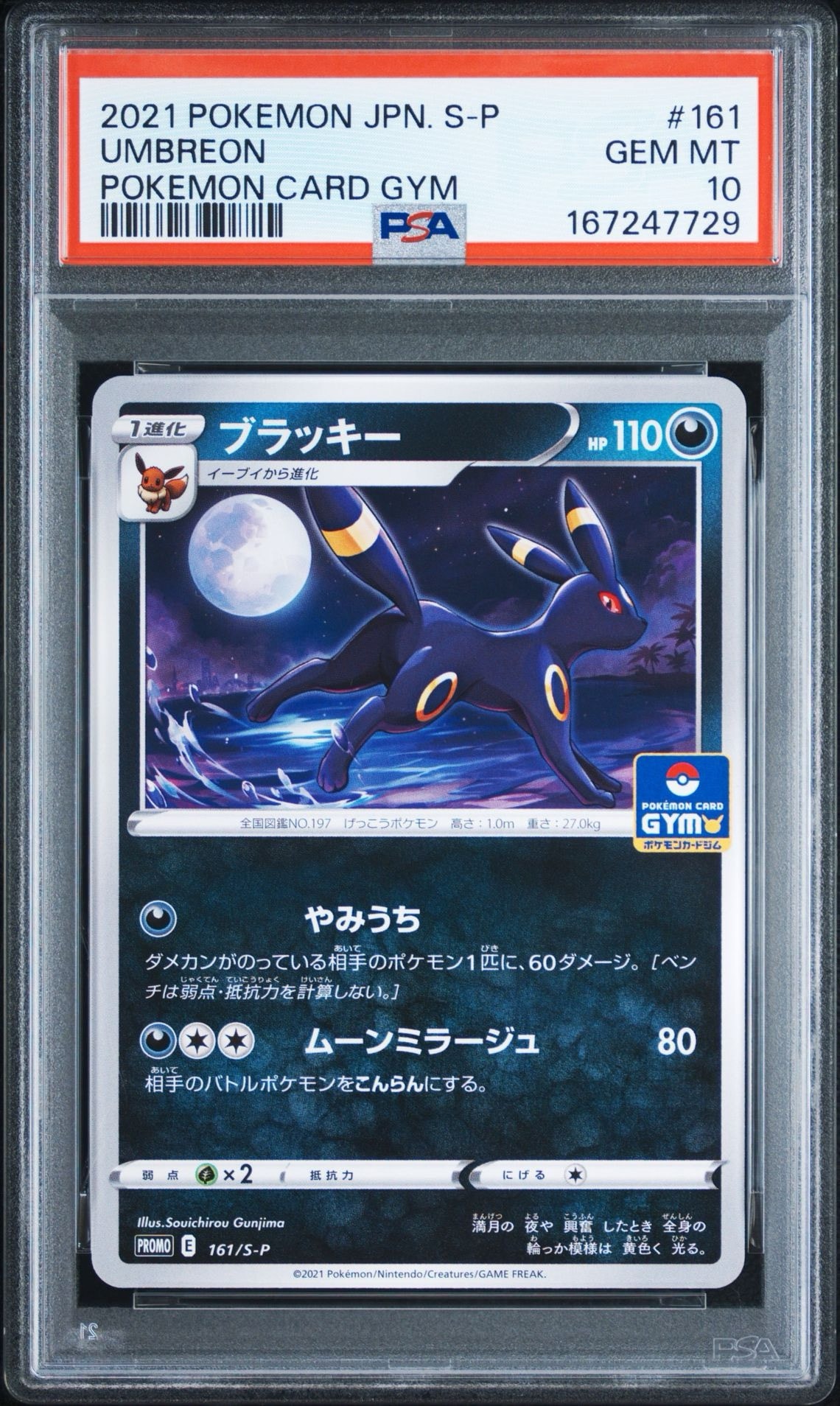 ブラッキー: プロモ P [S-P 161](ポケモンカードゲーム ソード&シールド 「プロモカードパック 第5弾」)