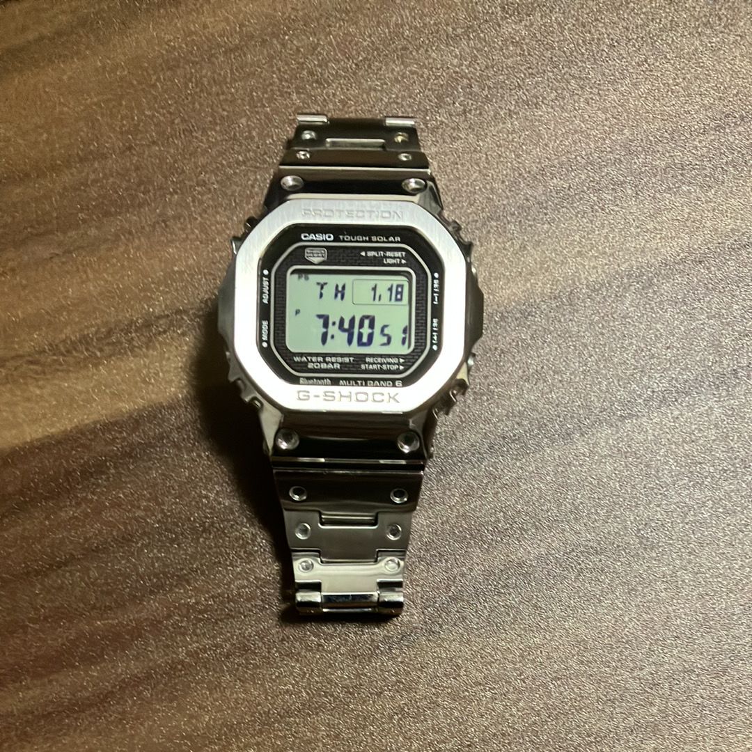 Casio G-Shock GMWB5000D-1 - 44mm in Stainless Steel