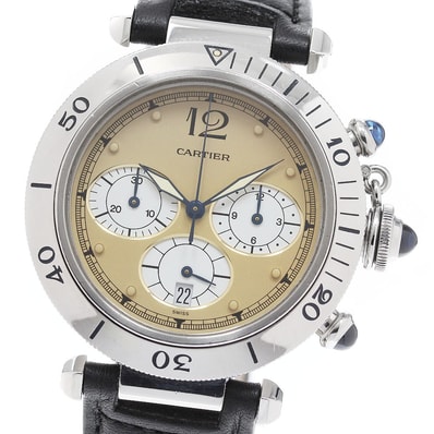 カルティエ パシャ 38mm W3100355 メンズ 【中古】