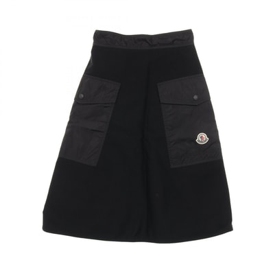モンクレール MONCLER GONNA スカート 衣料品 ボトムス コットン レディース ブラック系 【中古】