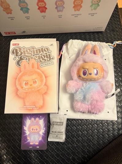 POP MART THE MONSTERS (LABUBU) Big into Energy Series Plush Pendant LUCK