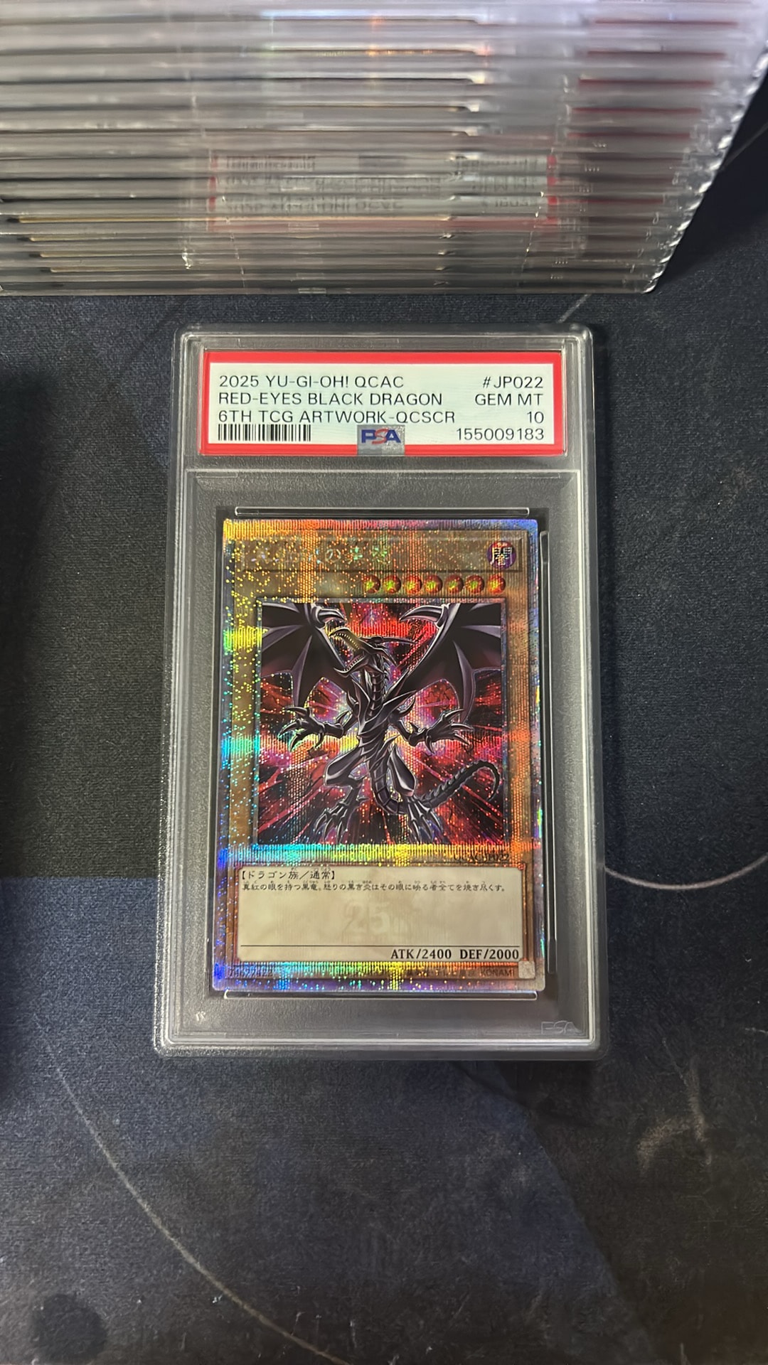 PSA10】真紅眼の黒竜 25th SE [QCAC-JP022](クォーター・センチュリー