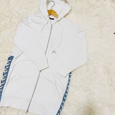 ディーゼルDIESEL レースアップ パーカー