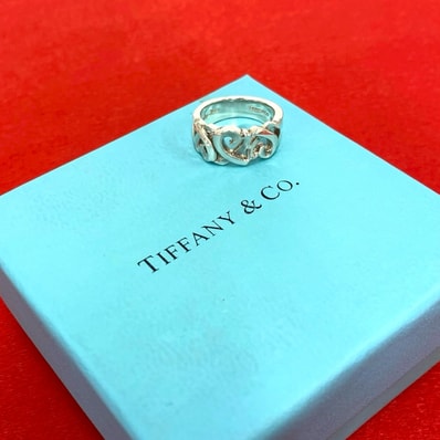 TIFFANY&Co. ティファニー ラビングハート リング シルバー925 リング・指輪 9号 シルバー
92097