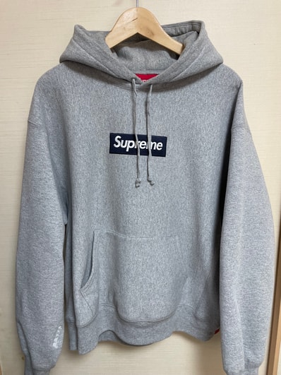 Supreme Box Logo Hooded Sweatshirt (25FW) "Heather Grey"