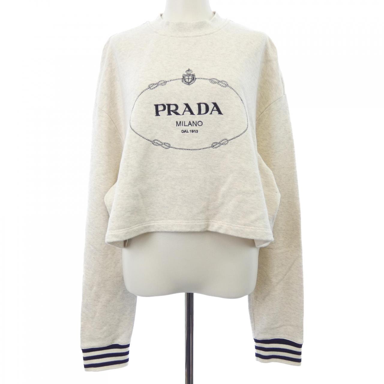 プラダ PRADA オーバーサイズ コットンフリース 134676 S232 1X6Q スウェット