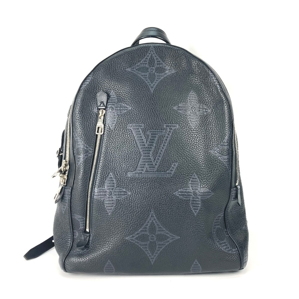ルイヴィトン LOUIS VUITTON アルマンド・バックパック M57288 モノグラム・トリヨン・シャドウ カバン リュックサック レザー ブラック