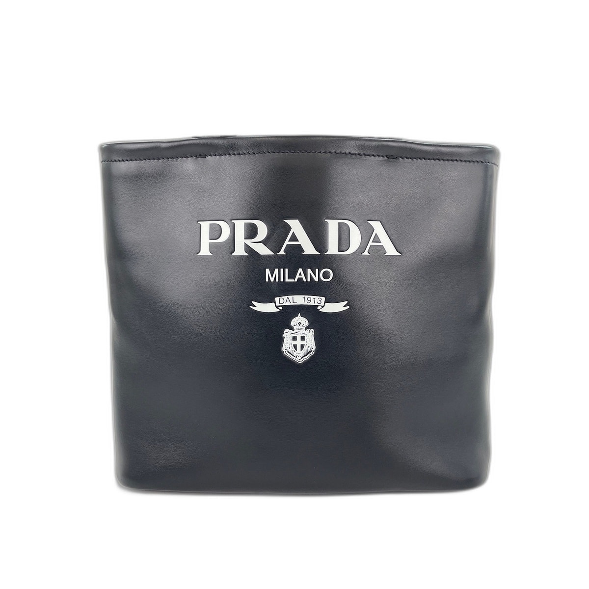 プラダ PRADA レザー ハンドバッグ【中古】
