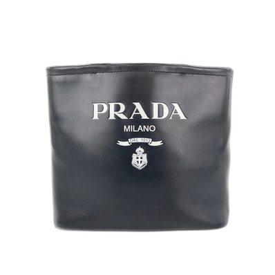 プラダ PRADA レザー ハンドバッグ【中古】