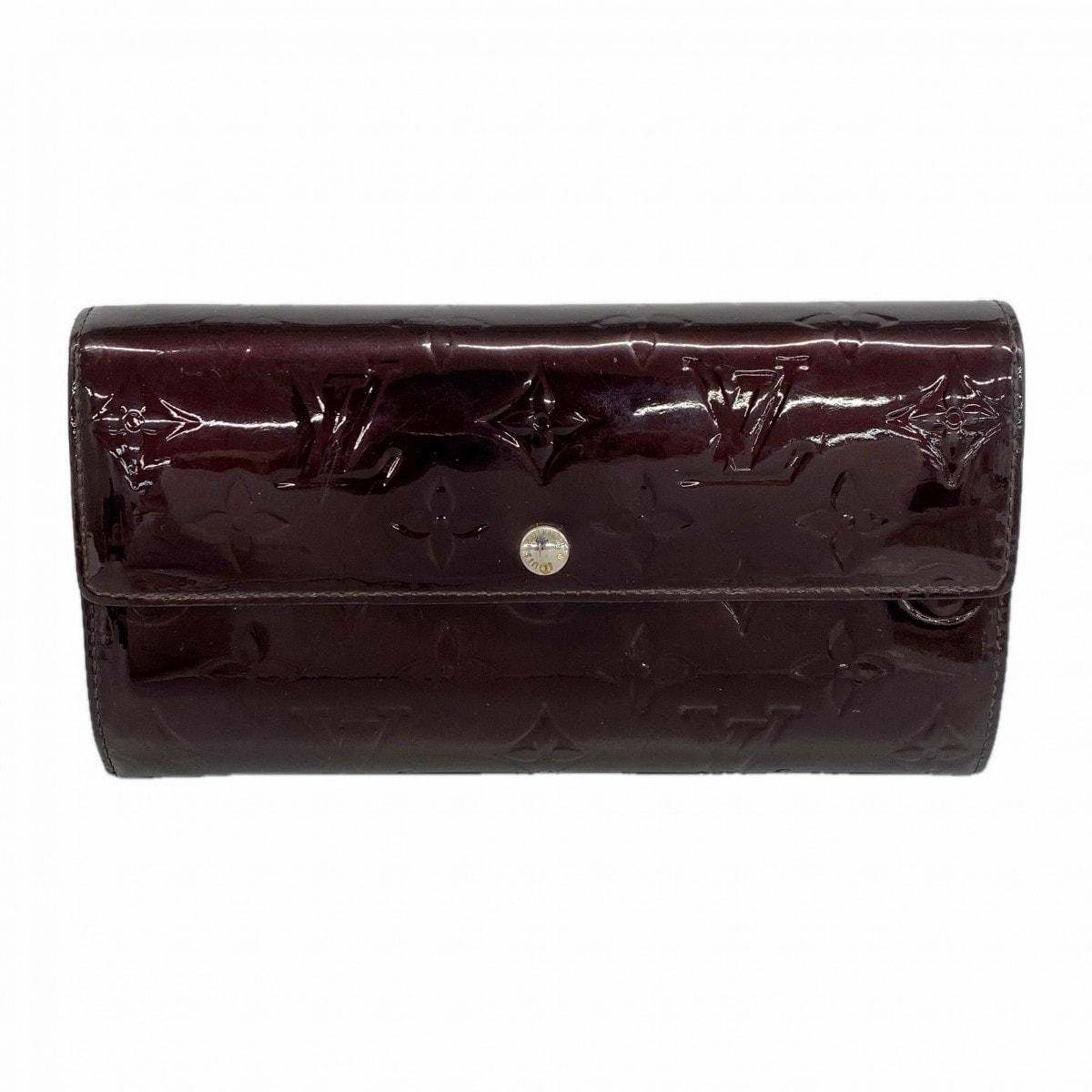 【6da0517】ルイヴィトン 長財布 ヴェルニ ポルトフォイユサラ M93524 アマラント【中古】レディース