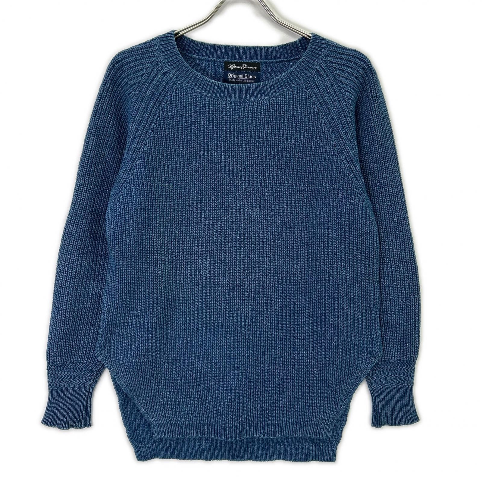 ヒステリックグラマー 0153NS01 オリジナルブルース サイドスリット セーター