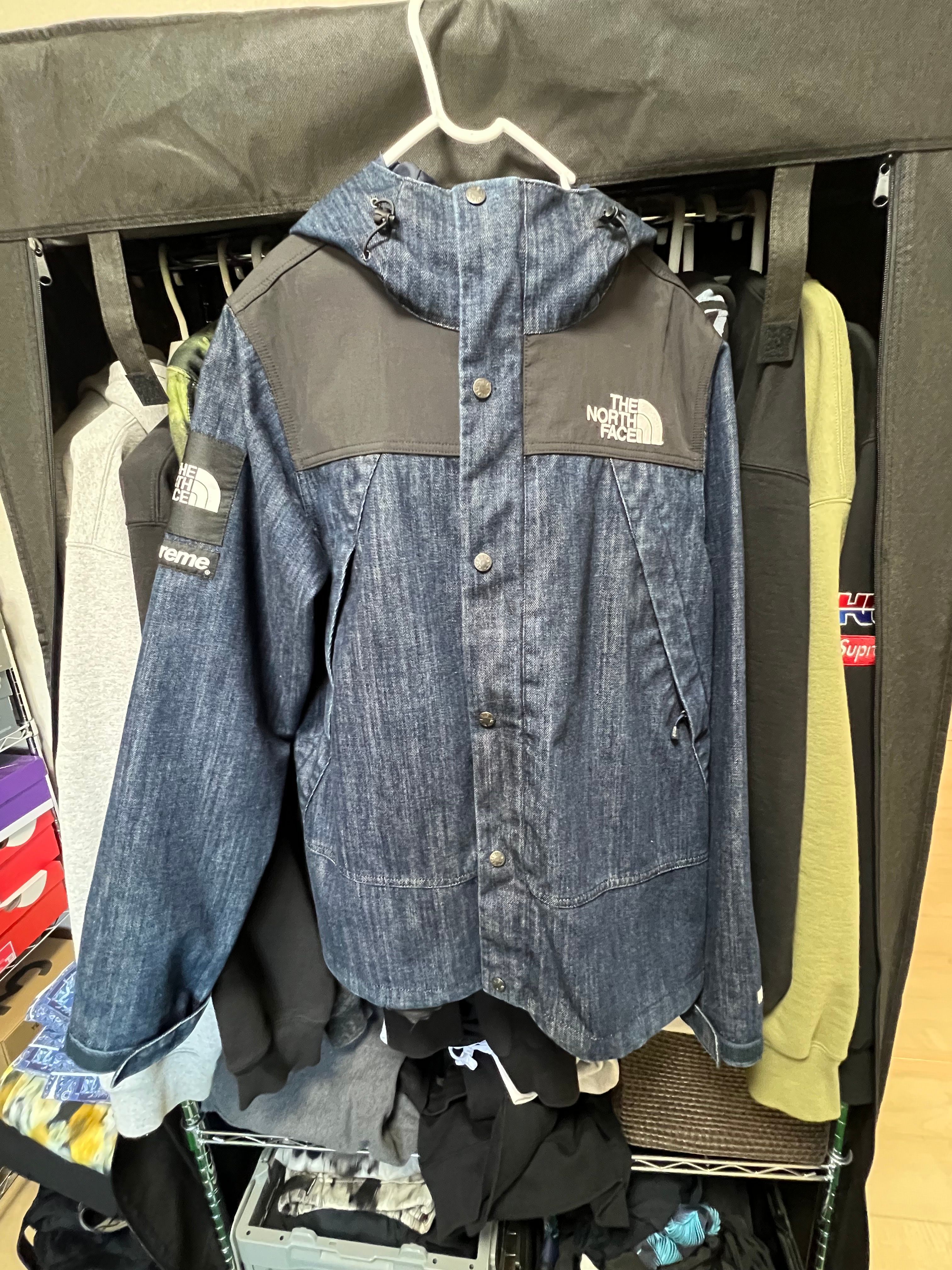Supreme The North Face Denim Dot Shot Jacket "Denim"