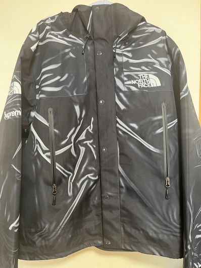 Supreme x The North Face Trompe Loeil Printed Taped Seam Shell Jacket "Black"