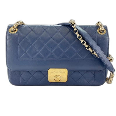 シャネル CHANEL シックウィズミー ショルダーバッグ ラムスキン【中古】