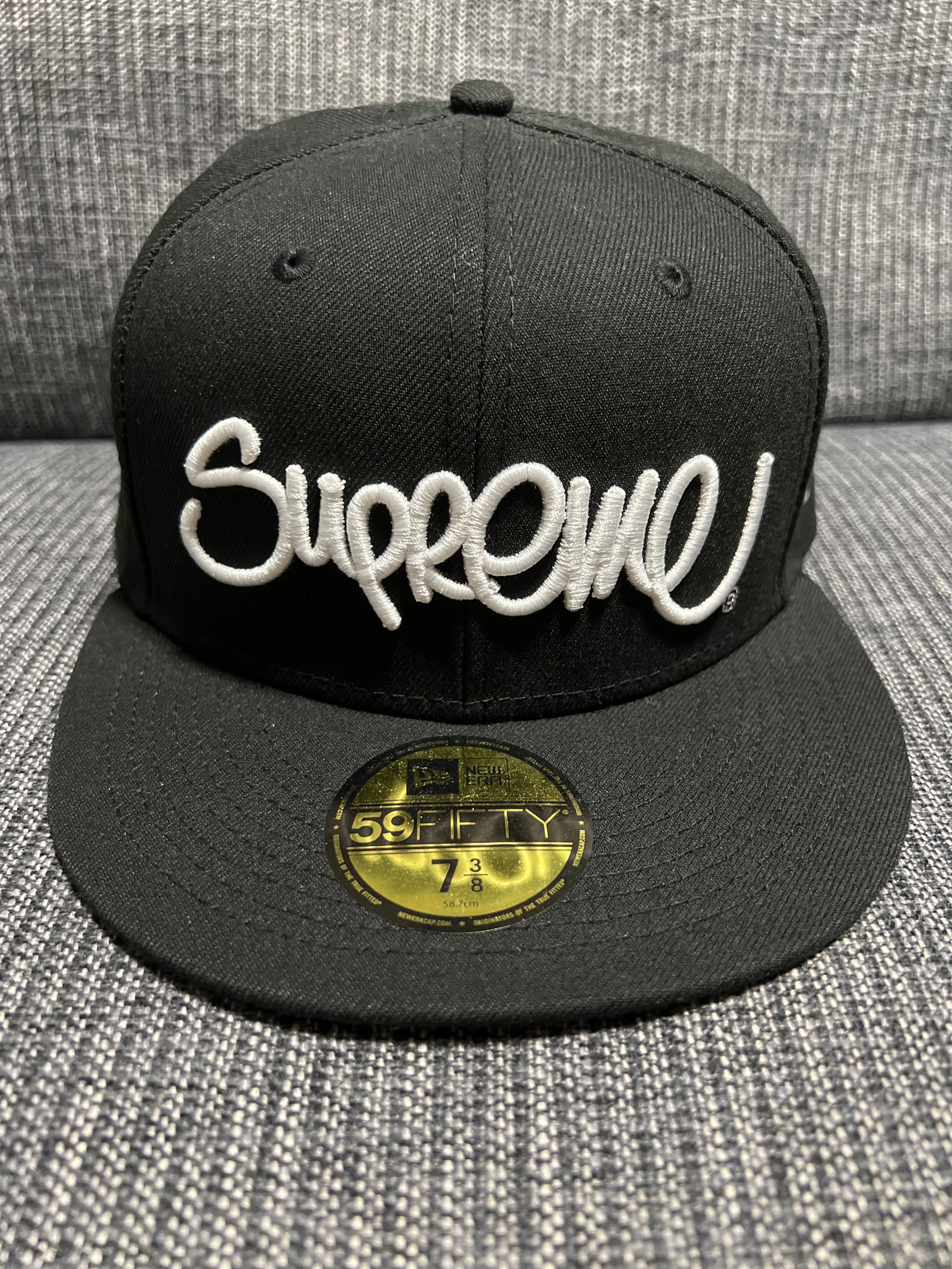 Supreme Handstyle New Era "Black"