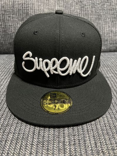 Supreme Handstyle New Era "Black"