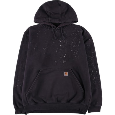 古着 カーハート Carhartt ペイント スウェットプルオーバーパーカー メンズL相当/eaa602203