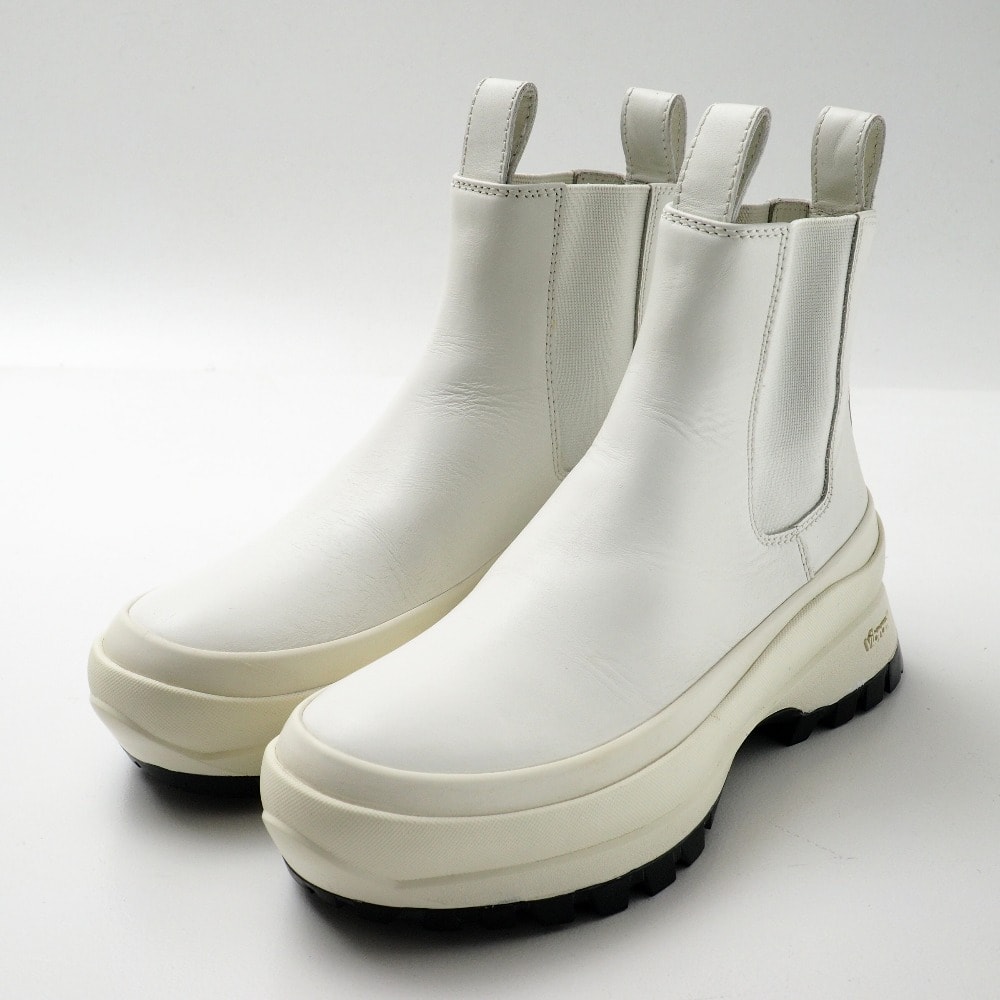 JIL SANDER ジルサンダー ブーツ サイズ35 サイドゴアブーツ Vibramソール 靴 イタリア製 ブランド古着【中古】20260402/RA8821