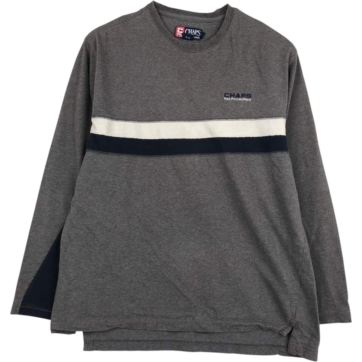 古着 ラルフローレン Ralph Lauren CHAPS チャップス ロングTシャツ ロンT メンズM相当/eaa627129